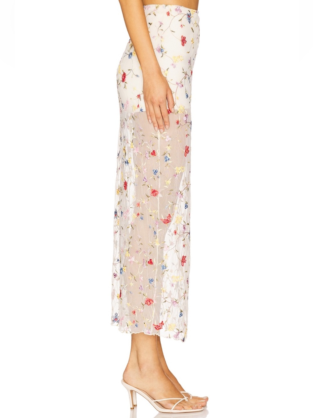 L’academie Loreen Midi skirt in Mayfair floral - Picture 4 of 9